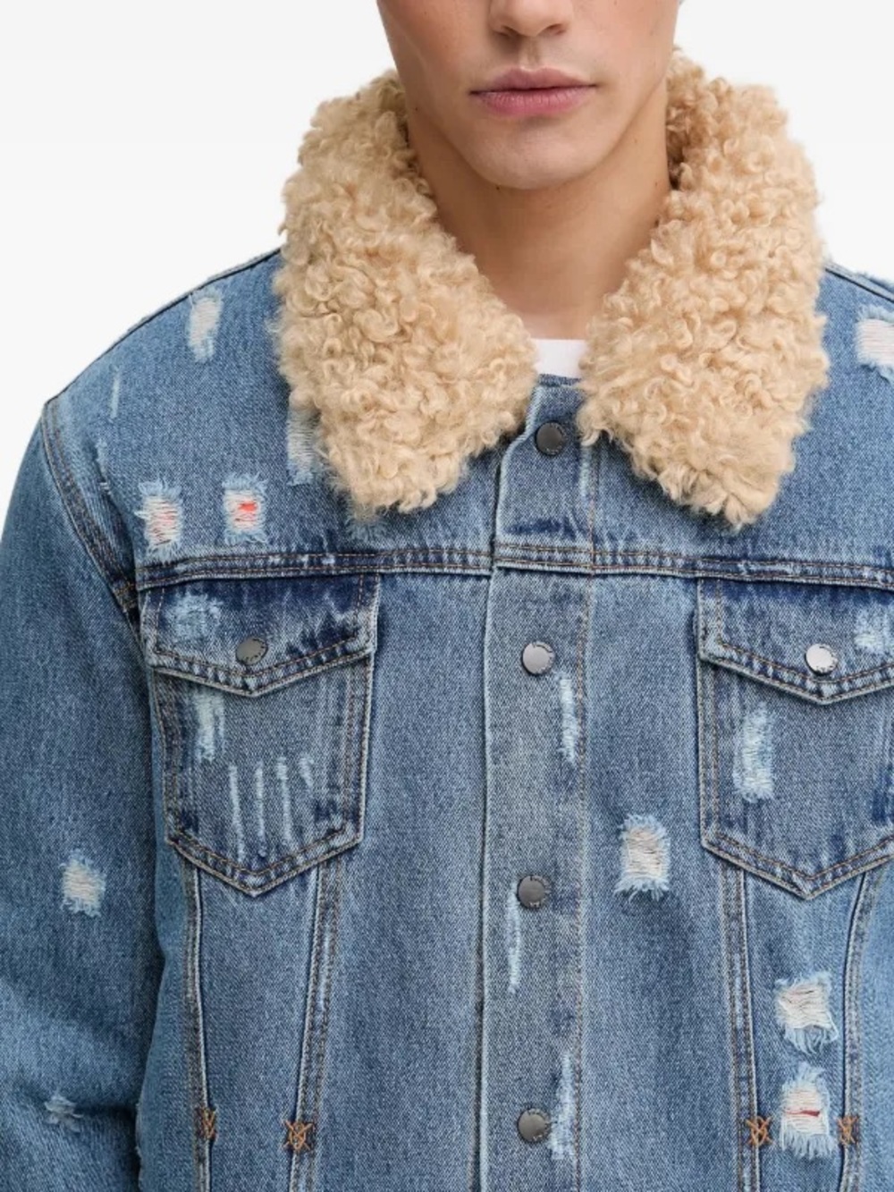 Daily Paper Faux Fur Reversible Jacket - Picture 4 of 9